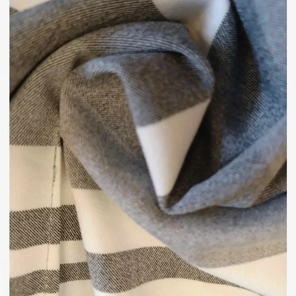 Calvin Klein Grey & White Striped Belted Empire Waist
Sleeveless Sheath Dress 2 - Picture 10 of 10